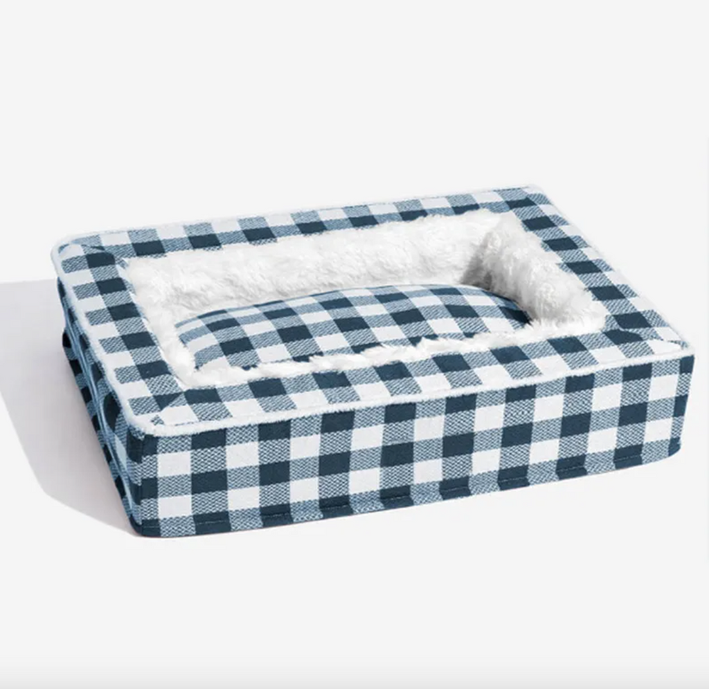 Classic Plaid Pet Bed (Removable & Washable) - Haven & Paw