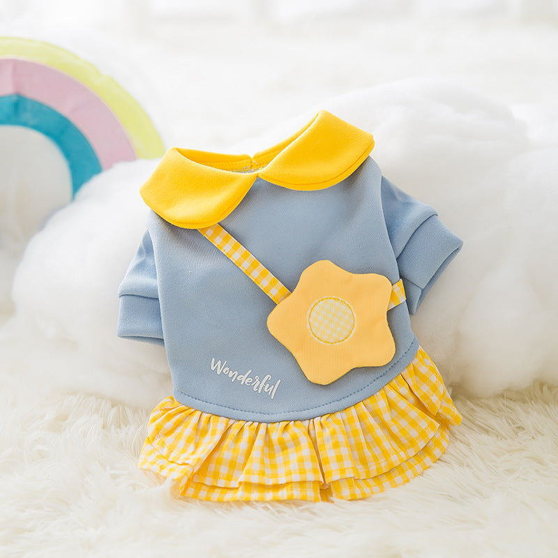 Cute Cartoon Pet Clothes for Autumn and Winter - Haven & Paw