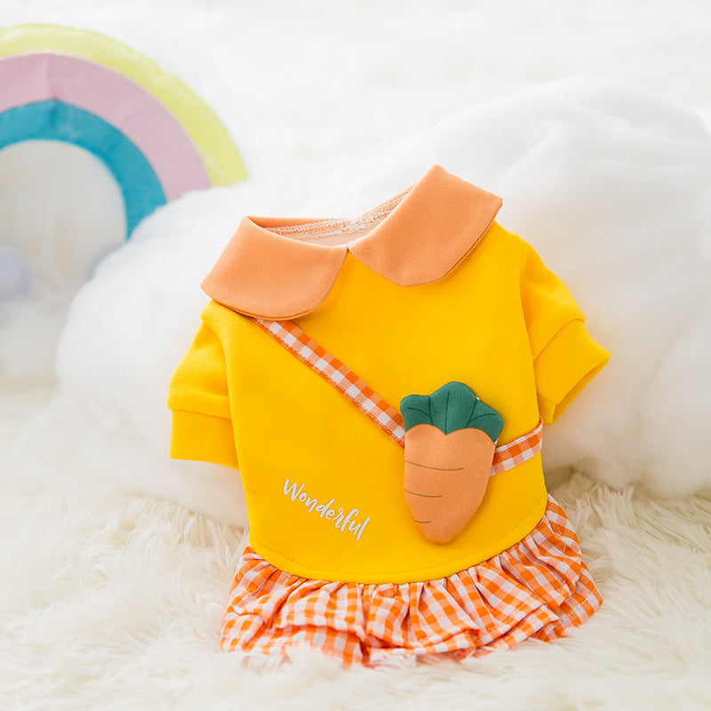 Cute Cartoon Pet Clothes for Autumn and Winter - Haven & Paw