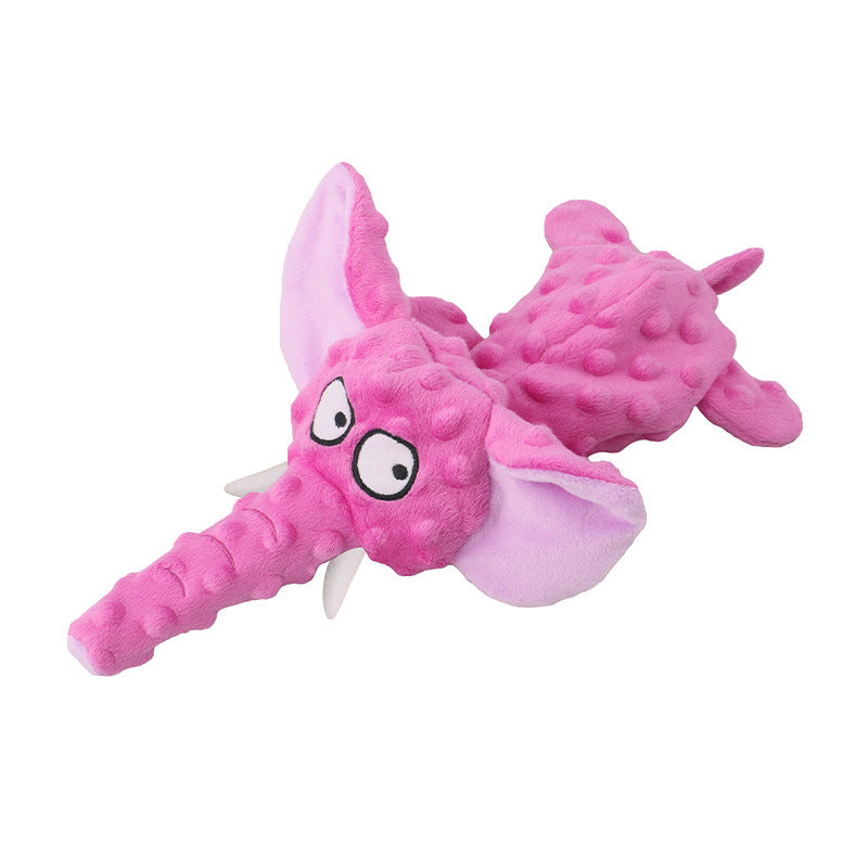 New Plush Elephant Pet Toy - Interactive Sound Toy - Haven & Paw