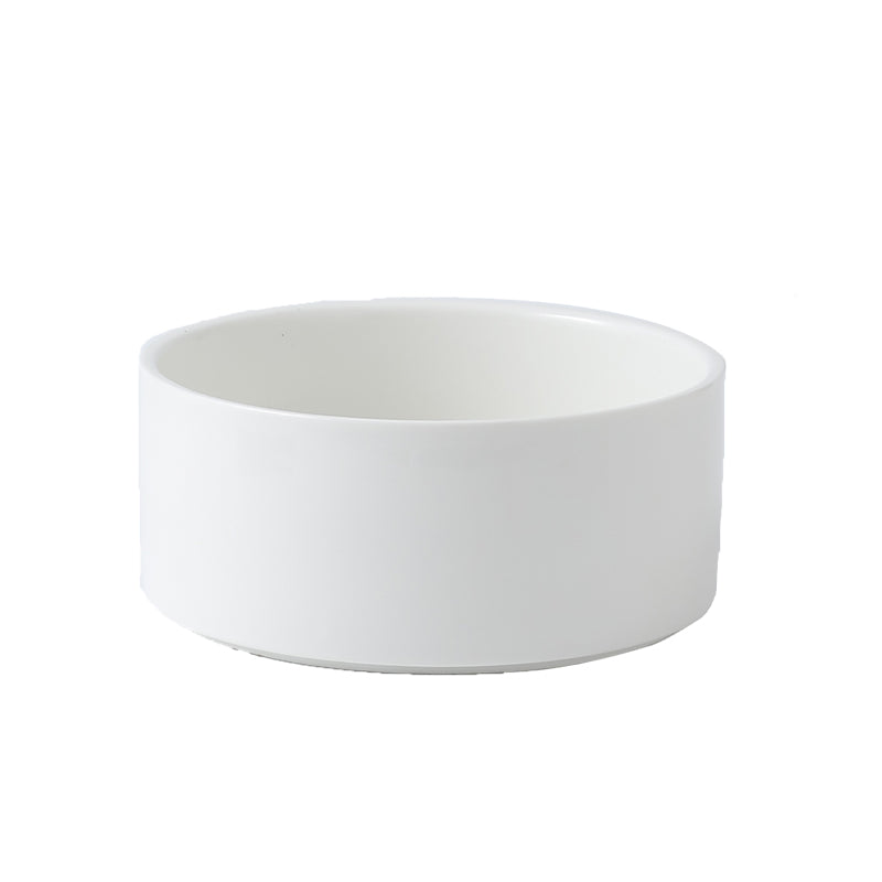 Ceramic Pet Bowl with Wooden Stand and Noodle Bowl - Haven & Paw