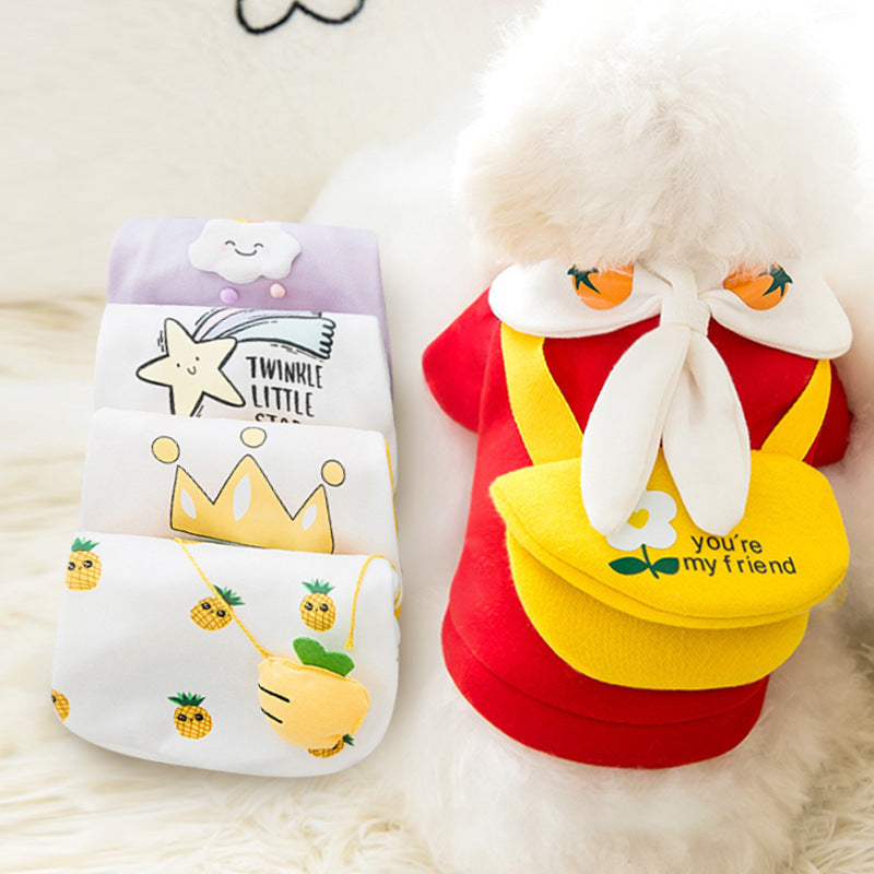Cute Cartoon Pet Clothes for Autumn and Winter - Haven & Paw