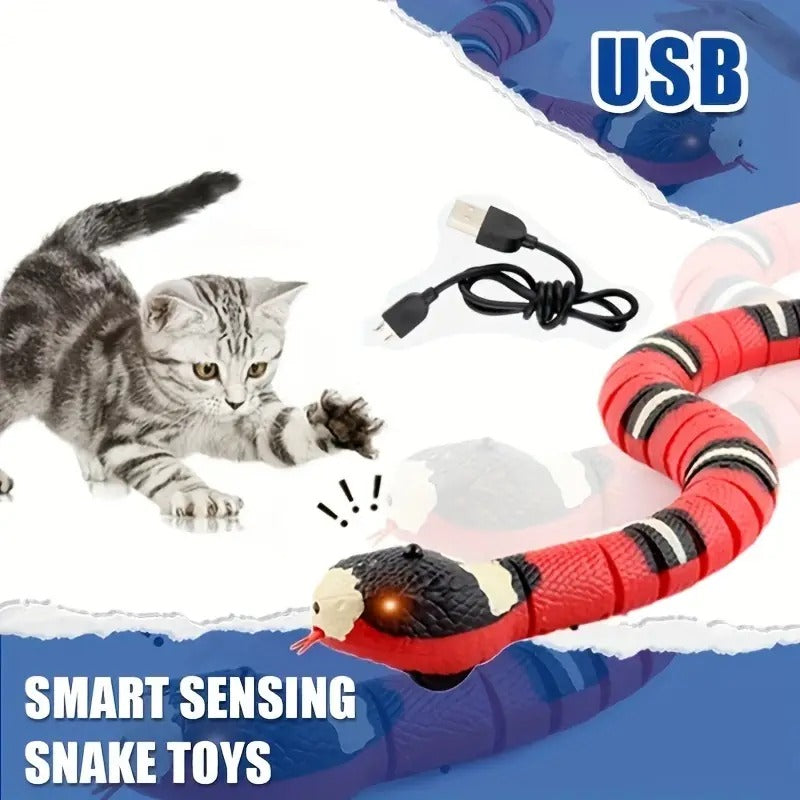 USB Charging Interactive Snake Toy for Cats - Endless Fun - Haven & Paw