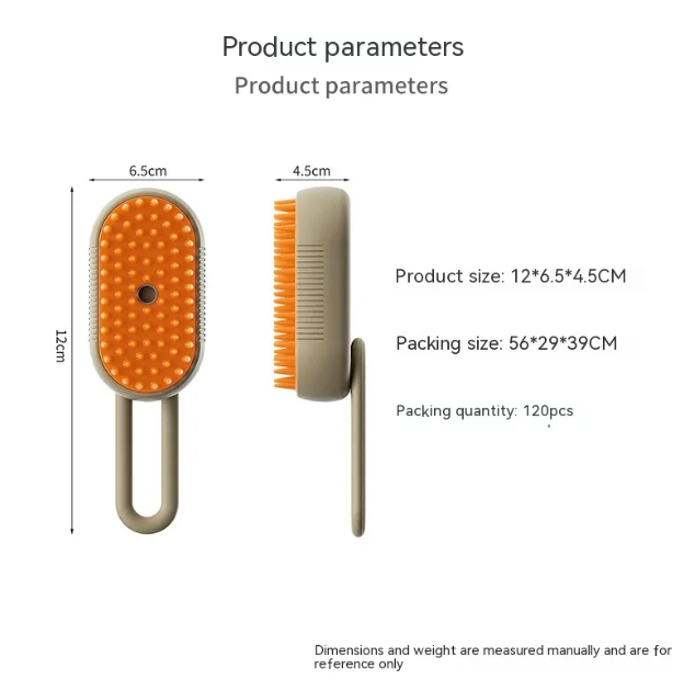 Steam Pet Brush - Haven & Paw