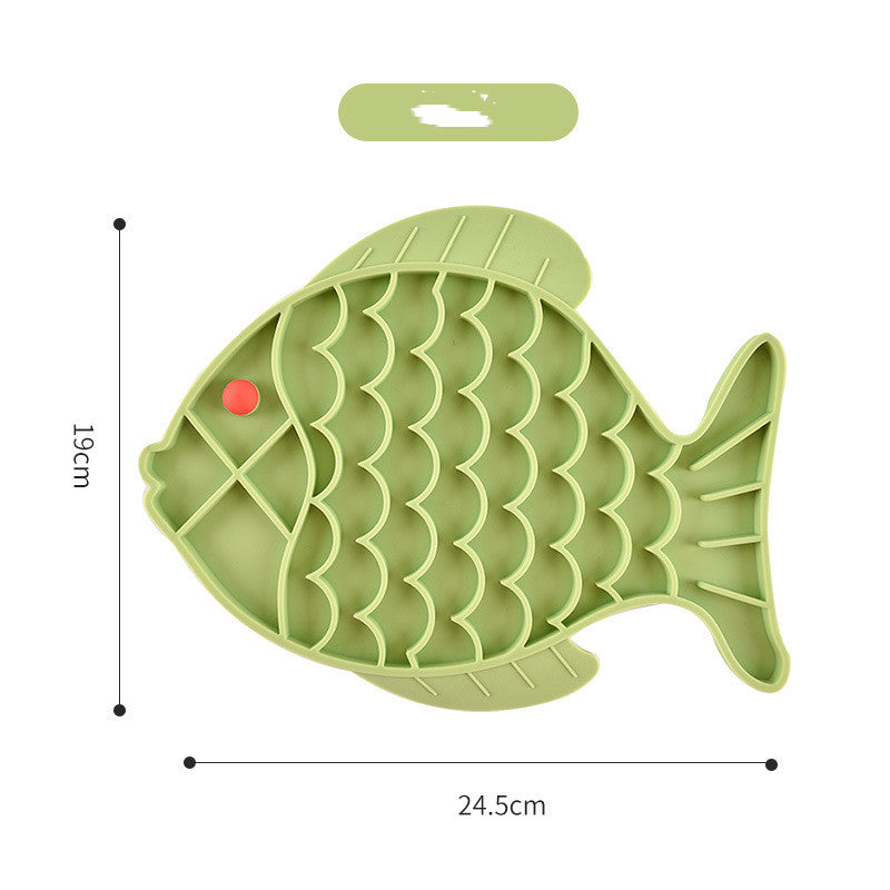 Silicone Slow Food Plate for Dogs and Pets - Haven & Paw