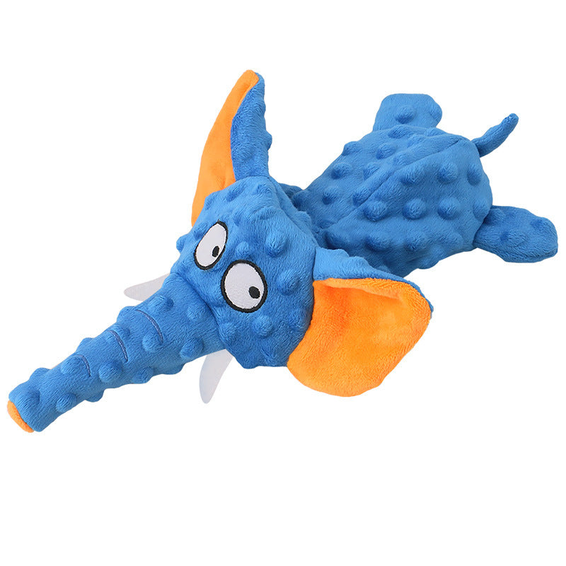 New Plush Elephant Pet Toy - Interactive Sound Toy - Haven & Paw