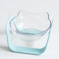 Transparent Cat Bowl and Neck Support Dog Bowl - Haven & Paw