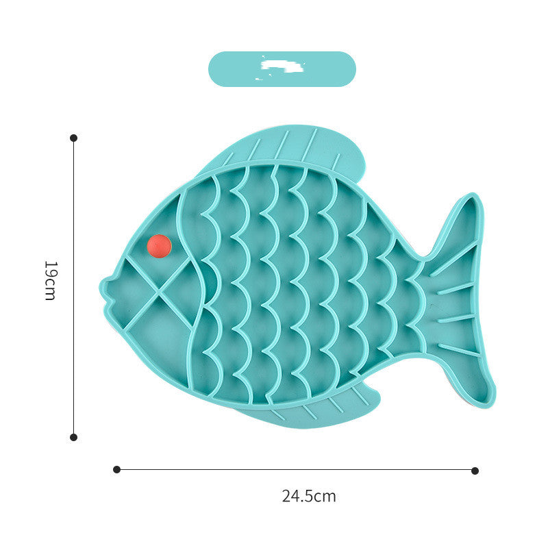 Silicone Slow Food Plate for Dogs and Pets - Haven & Paw