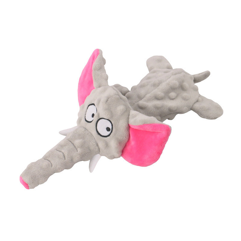 New Plush Elephant Pet Toy - Interactive Sound Toy - Haven & Paw