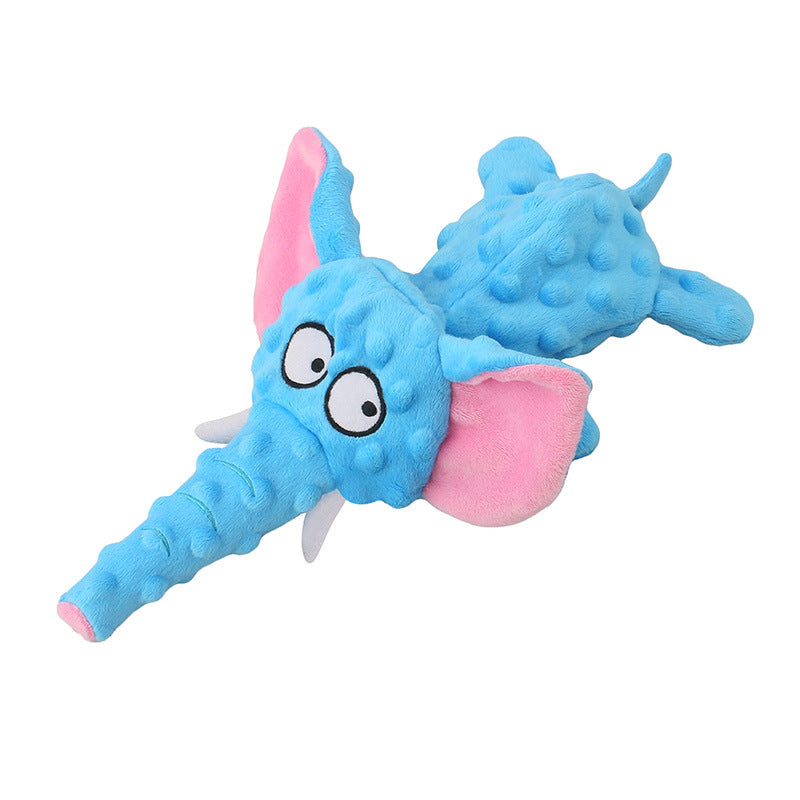 New Plush Elephant Pet Toy - Interactive Sound Toy - Haven & Paw