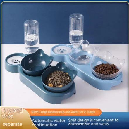 Anti-Tip Cat Bowl Feeder - Haven & Paw