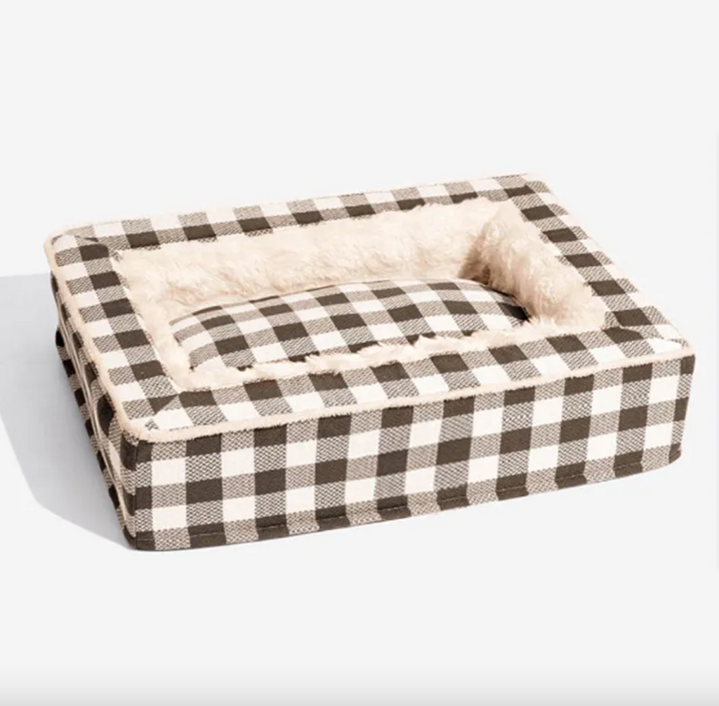 Classic Plaid Pet Bed (Removable & Washable) - Haven & Paw