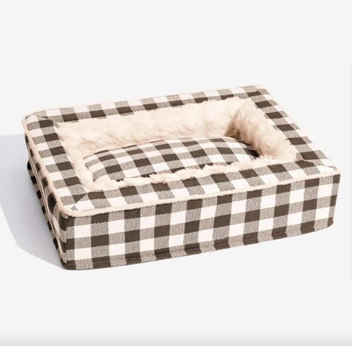 Classic Plaid Pet Bed (Removable & Washable) - Haven & Paw