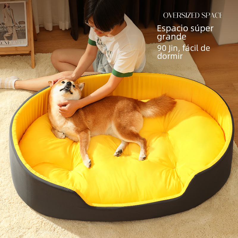 Universal Pet Dog Bed with Removable Washable Cover - Haven & Paw