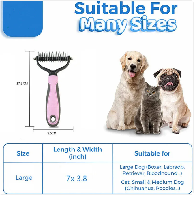 Pet Grooming Brush - Haven & Paw