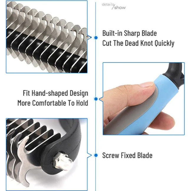 Pet Grooming Brush - Haven & Paw