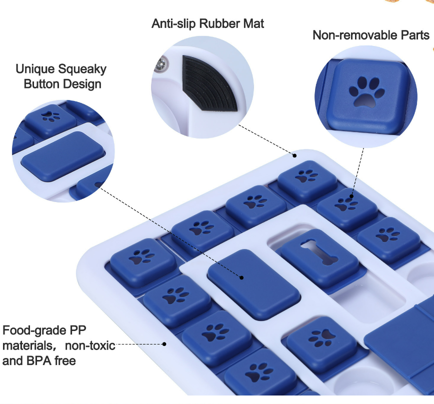 Interactive Slow Feeder Puzzle Toy for Dogs - Haven & Paw