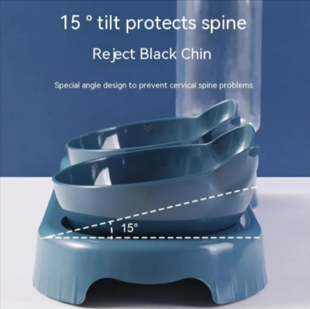 Anti-Tip Cat Bowl Feeder - Haven & Paw
