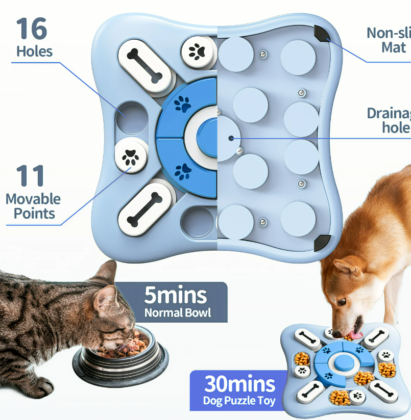 Interactive Slow Feeder Puzzle Toy for Dogs - Haven & Paw