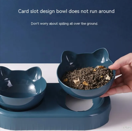 Anti-Tip Cat Bowl Feeder - Haven & Paw