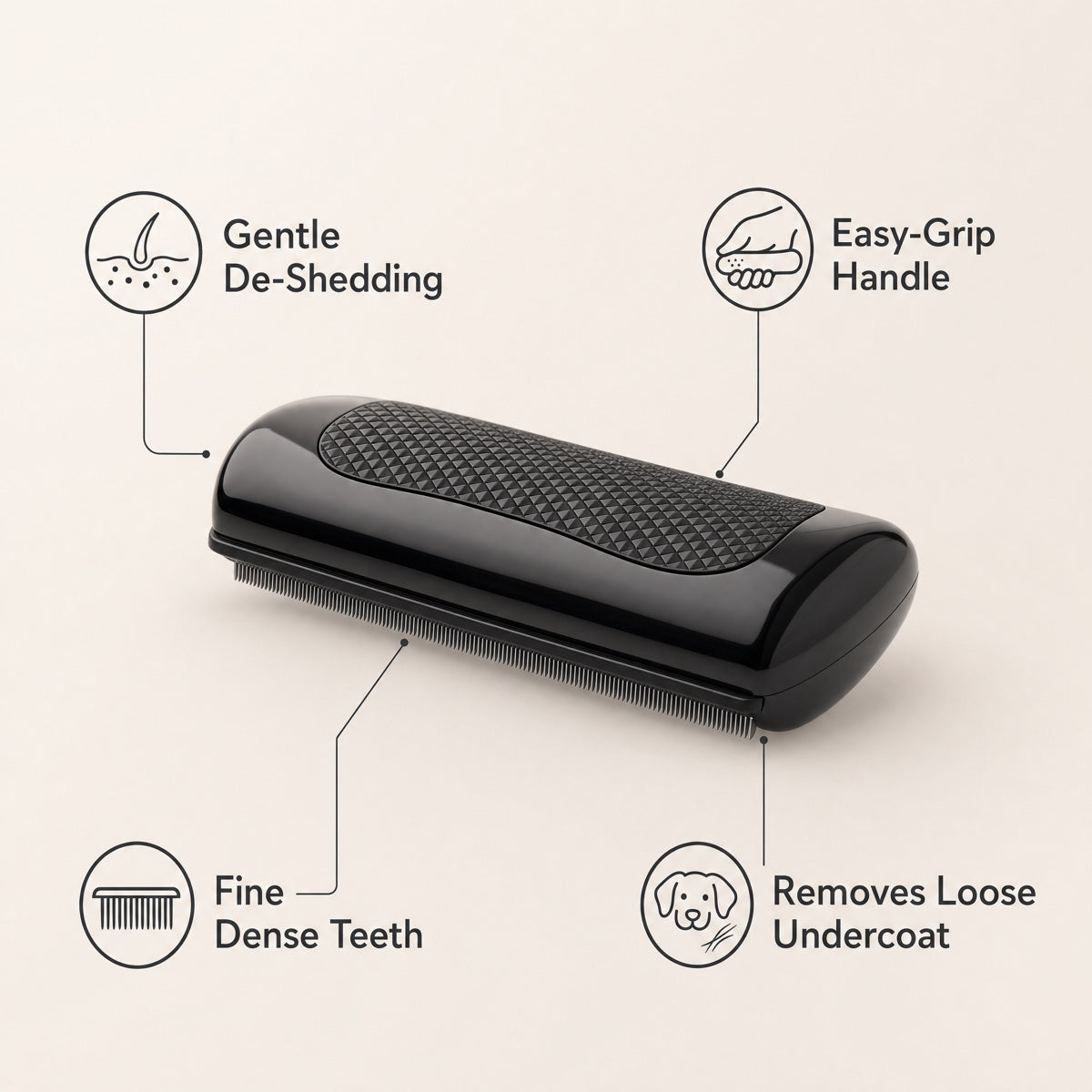 Pet Grooming Comb - Haven & Paw