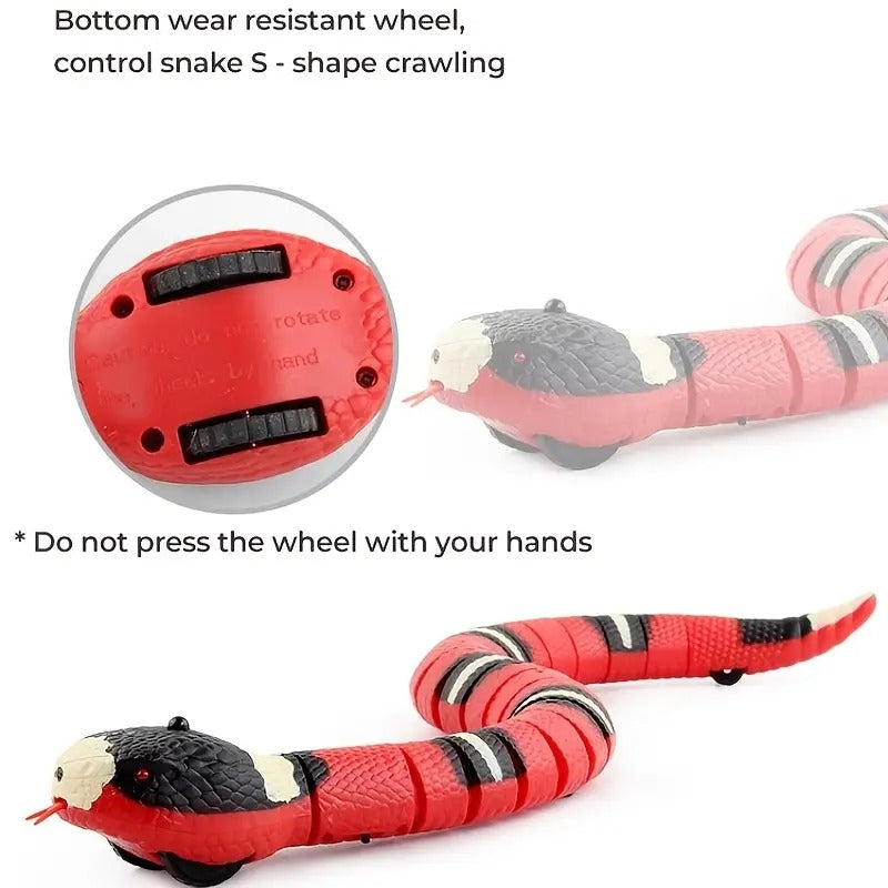 USB Charging Interactive Snake Toy for Cats - Endless Fun - Haven & Paw