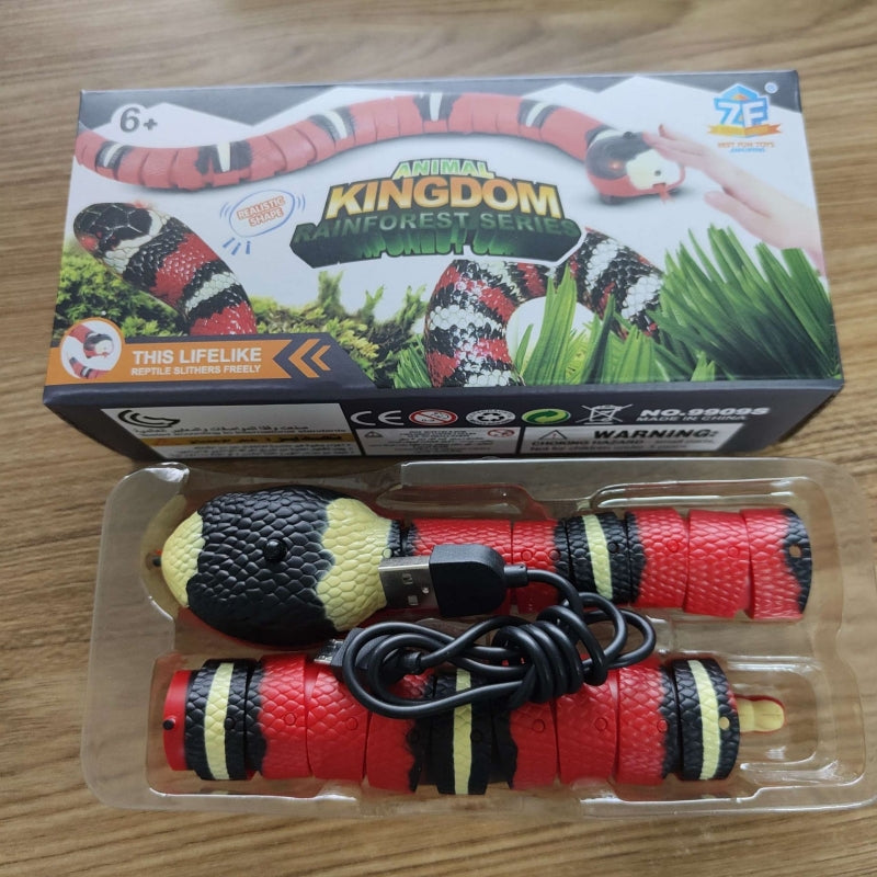 USB Charging Interactive Snake Toy for Cats - Endless Fun - Haven & Paw