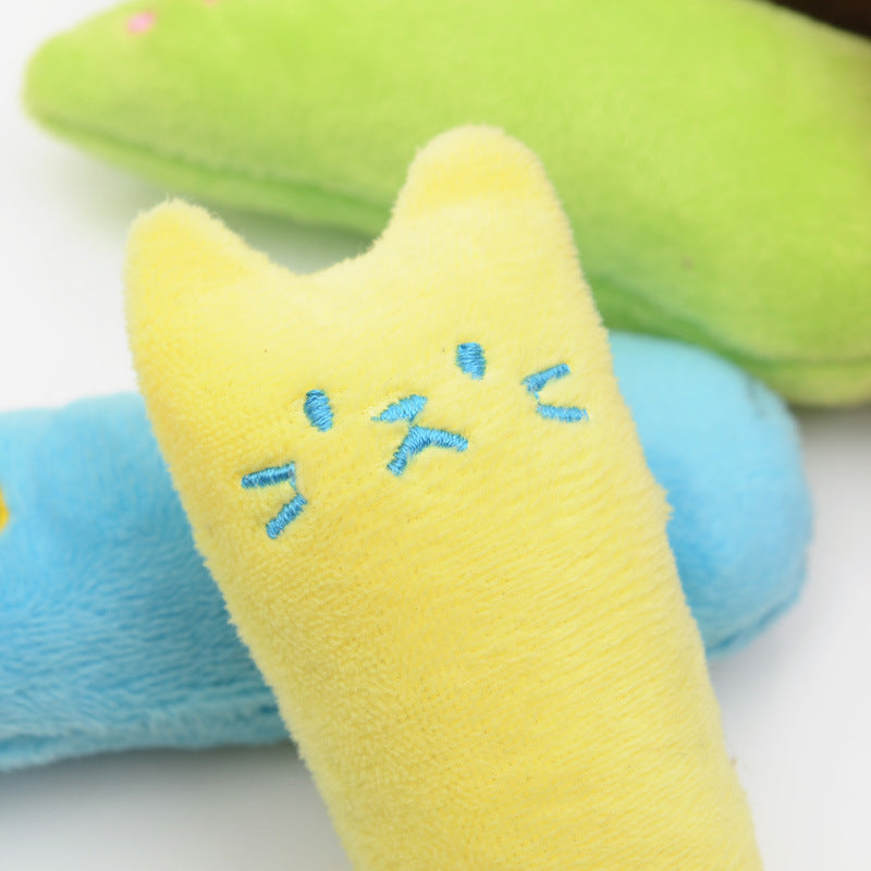 Cat Plush Chew Toy - Thumb Interactive Toy - Haven & Paw